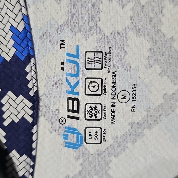 IBKUL Mock Neck Patterned Long Sleeve Zip Top Sonika Size Medium NWT - Picture 6 of 10